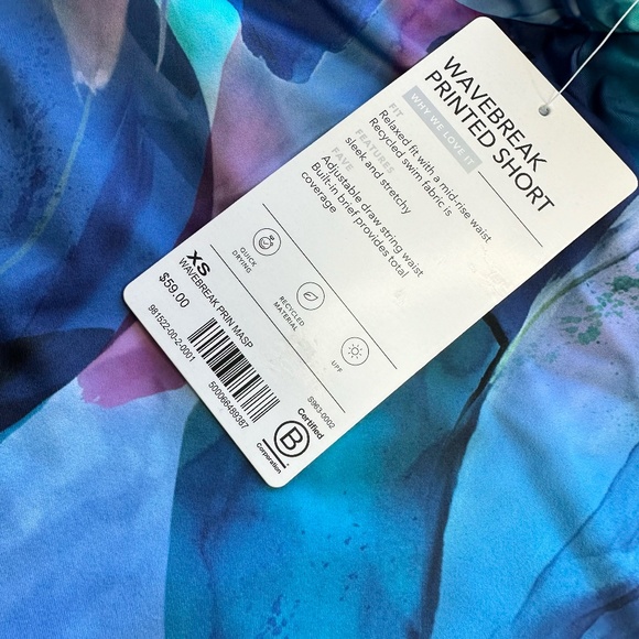 ATHLETA WAVEBREAK PRINTED SHORT - Picture 7 of 10